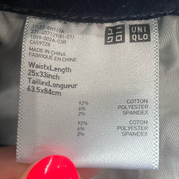 Uniqlo Two Tone Extra Stretch Skinny Jeans - Picture 9 of 11